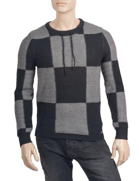 GUESS rūtains stilīgs vīriešu džemperis 