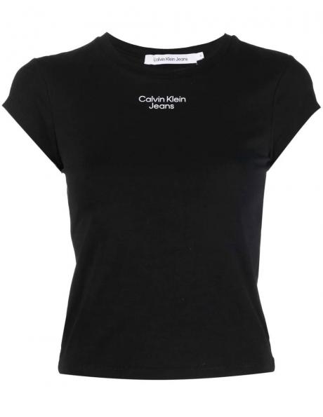 CALVIN KLEIN JEANS sieviešu melns krekls 