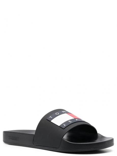 TOMMY JEANS čības vīriešiem, Melna, Pool slide 