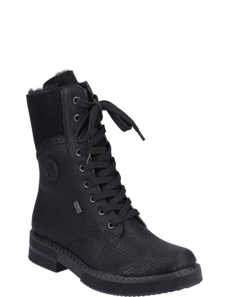 RIEKER zābaki sievietēm, Melna, Ladies mid height boots 
