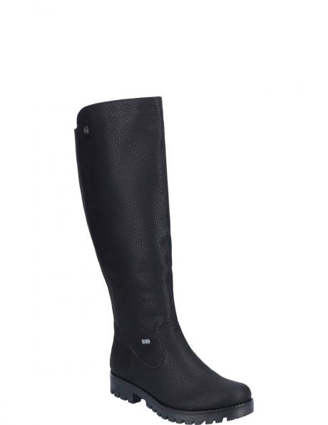 RIEKER garie zābaki sievietēm, Melna, Ladies' boots 