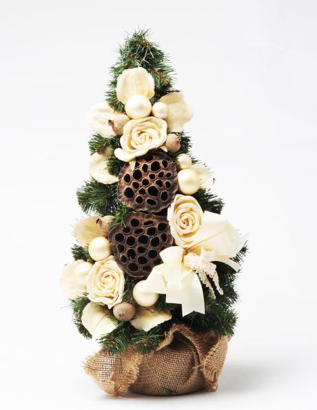 PINUS dekoratīva ziemassvētku eglīte, 40 cm 