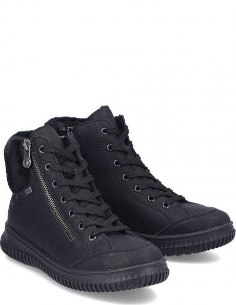 RIEKER zābaki sievietēm, Melna, Ladies mid height boots 