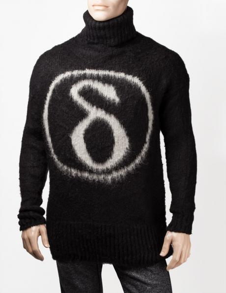 DIESEL silts vīriešu džemperis ar augstu apkakli 
