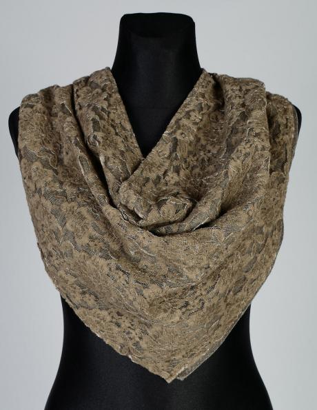 DIESEL sieviešu šalle haki SLACES SCARF 