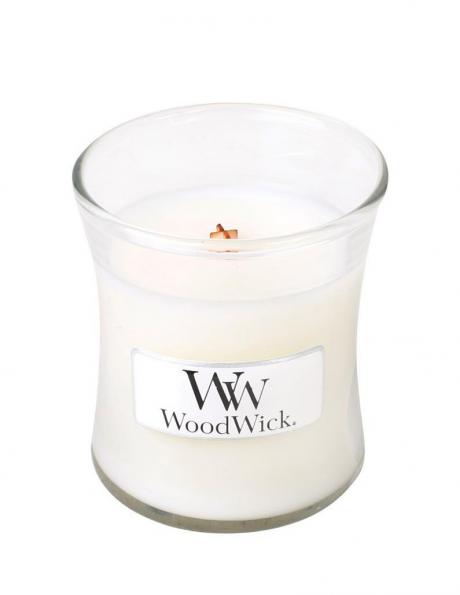 WOODWICK CORE WHITE TEA AND JASMINE maza svece 