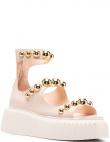 AGL sieviešu krēmīgas krāsas sandales OZZY BOULE SANDALS