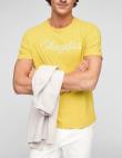 S. OLIVER dzeltens vīriešu krekls
