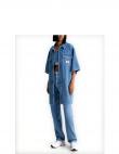 CALVIN KLEIN Jeans sieviešu zila kleita Utility belted shirt dress