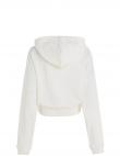 CALVIN KLEIN Jeans sieviešu balta blūze Waffle hoodie