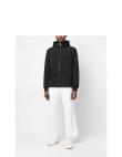 CALVIN KLEIN vīriešu melna jaka Mix media heavy crinkle jacket