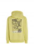 CALVIN KLEIN vīriešu dzeltena blūze Elementa photo back comf hoodie