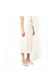 CALVIN KLEIN sieviešu gaiši svārki Recycled cdc bias cut midi skirt