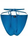 CALVIN KLEIN UW sieviešu zilas apakšbikses String side tie
