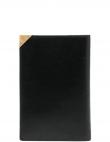 CALVIN KLEIN vīriešu melns maks CUT CORNER PASSPORT HOLDER 4CC