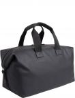 CALVIN KLEIN vīriešu melna soma Rubberized weekender