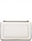 CALVIN KLEIN JEANS sieviešu balta soma pār plecu Sculpted flap chain crossbody