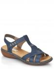 RIEKER sieviešu zilas sandales SANDALS