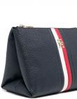 TOMMY HILFIGER sieviešu zila kosmētikas soma EMBLEM WASHBAG CORP