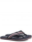 TOMMY HILFIGER vīriešu zilas pludmales čības CORPORATE STRIPES BEACH SANDAL