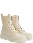 TOMMY HILFIGER sieviešu gaiši ikdienas apavi LACE UP ZIP BOOT MONOGRAM