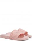 TOMMY HILFIGER sieviešu rozā čības Monogram pool slide