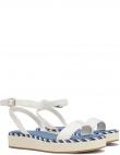 TOMMY HILFIGER sieviešu baltas sandales Rope flatform sandals