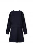 Tommy Hilfiger sieviešu zila kleita LADDER LACE SHORT DRESS