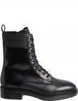 CALVIN KLEIN sieviešu melni zābaki Sole combat boot wl