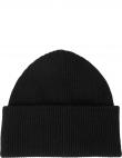 CALVIN KLEIN vīriešu melna cepure Essential patch docker beanie