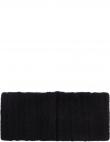 CALVIN KLEIN sieviešu melna cepure Label defined rib headband cap