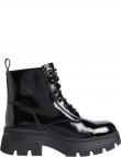 CALVIN KLEIN JEANS  sieviešu gaiši zābaki Chunky combat laceup boot