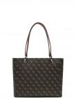 GUESS sieviešu brūna rokassomiņa HANDBAG SATCHEL