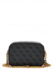 GUESS sieviešu pelēka rokassomiņa IZZY STATUS SATCHEL