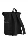 TOMMY JEANS vīriešu melna mugursoma Essential rolltop backpack