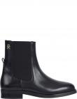 TOMMY HILFIGER sieviešu melni zābaki Feminine essential biker boot