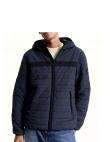 TOMMY HILFIGER vīriešu zila jaka ar kapuci Gmd padded hooded jacket