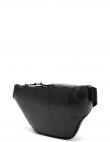 VERSACE JEANS CUTURE vīriešu melna jostas soma Tactile logo marsupio belt bag