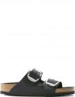 BIRKENSTOCK čības sievietēm, Melna, Arizona Big Buckle LEOI slippers