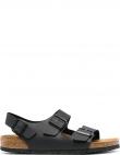 BIRKENSTOCK sandales vīriešiem - sievietēm, Melna, Milano BF sandals