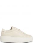 CALVIN KLEIN sieviešu brīvā laika apavi, Krēmīga/Smilšu, Flatform lace up leisure