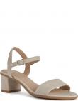 GEOX sandales sievietēm, Krēmīga/Smilšu, Aurely 50 sandals