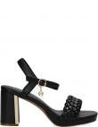MEXX sandales sievietēm, Melna, Lewy sandals