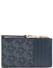 MICHAEL KORS karšu maciņš sievietēm, Zila, Sm zip card case