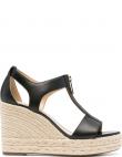MICHAEL KORS sandales sievietēm, Melna, Berkley mid wedge