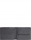 CALVIN KLEIN maku vīriešiem, Melna, Bifold 5cc w/coin wallet