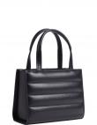 CALVIN KLEIN plecu soma sievietēm, Melna, Line quilt mini tote