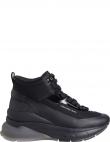 CALVIN KLEIN JEANS zābaki sievietēm, Melna, Wedge runner lace up booties