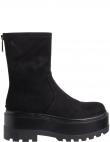 CALVIN KLEIN JEANS zābaki sievietēm, Melna, Flatform zip booties