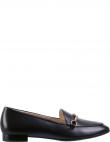 HOGL loafer stila apavi sievietēm, Melna, Close loafers